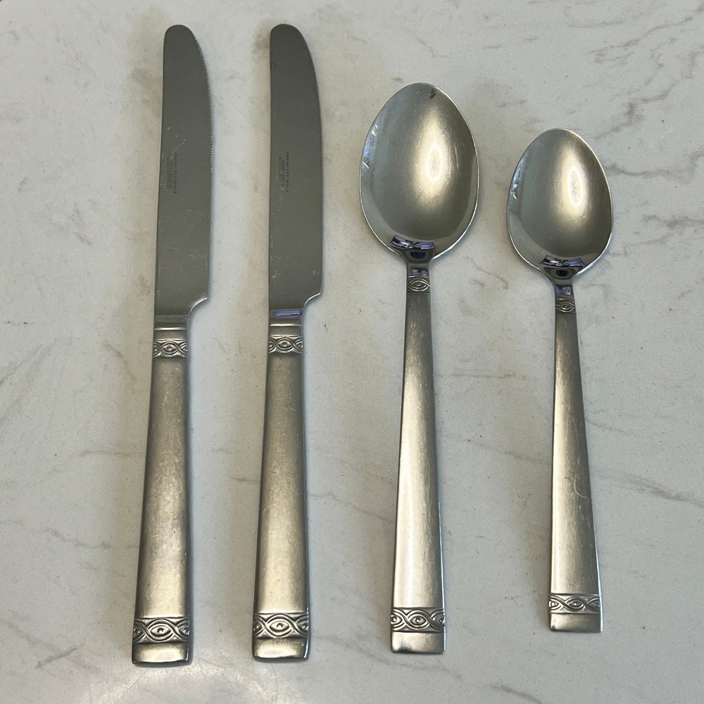 Cambridge‎ Danielle Stainless Flatware Knives Tablespoon Teaspoon Replacement